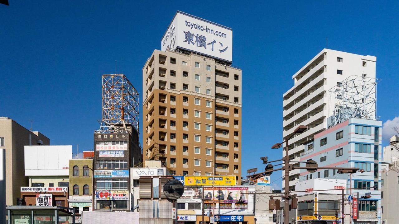 Toyoko Inn Okayama eki Nishi guchi Hiroba Eksteriør billede